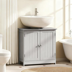 Bathroom Vanity Cabinet, Under Sink Bathroom Cabinet with 2 Doors  (Without bathroom basin)
