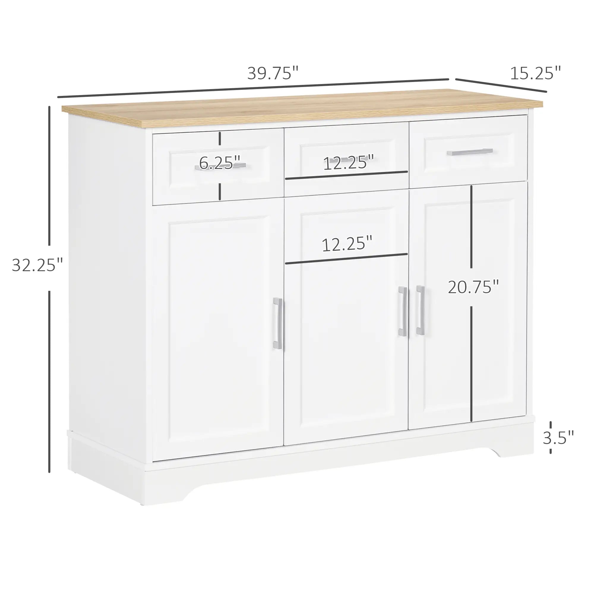 Kitchen Island Dining Room Cabinet Kitchen Sideboard Buffet Cabinet with Storage