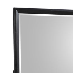 Houston Traditional Style Mirror Made with Wood in Walnut(THIS ITEM INCLUDES MIRROR ONLY)