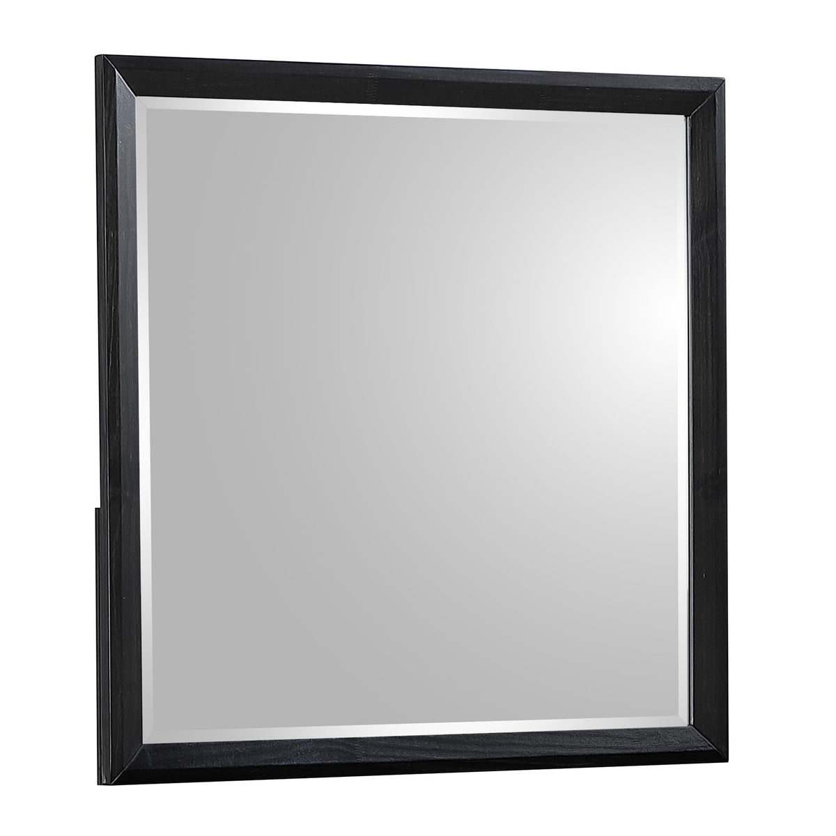 Houston Traditional Style Mirror Made with Wood in Walnut(THIS ITEM INCLUDES MIRROR ONLY)