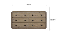 Dresser in English Knotty Oak