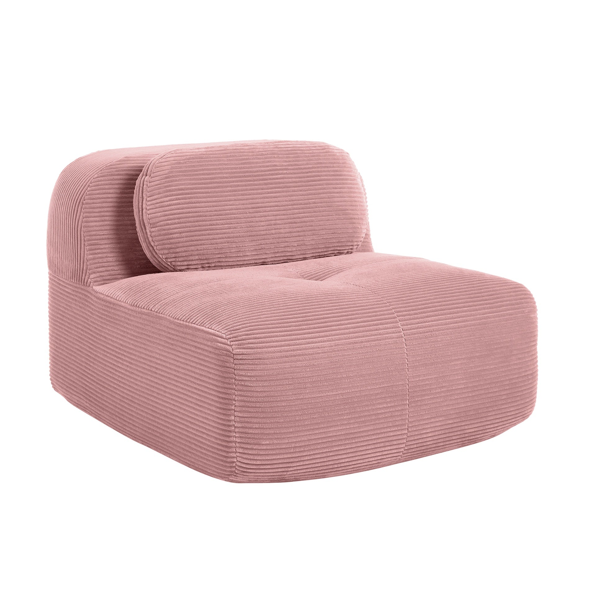 Hamlet LSF&RSF Corner Sofa W/Pillows Corduroy-Pink