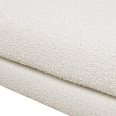 Alpine 44" Sherpa Arm Chair, Ivory White Boucle
