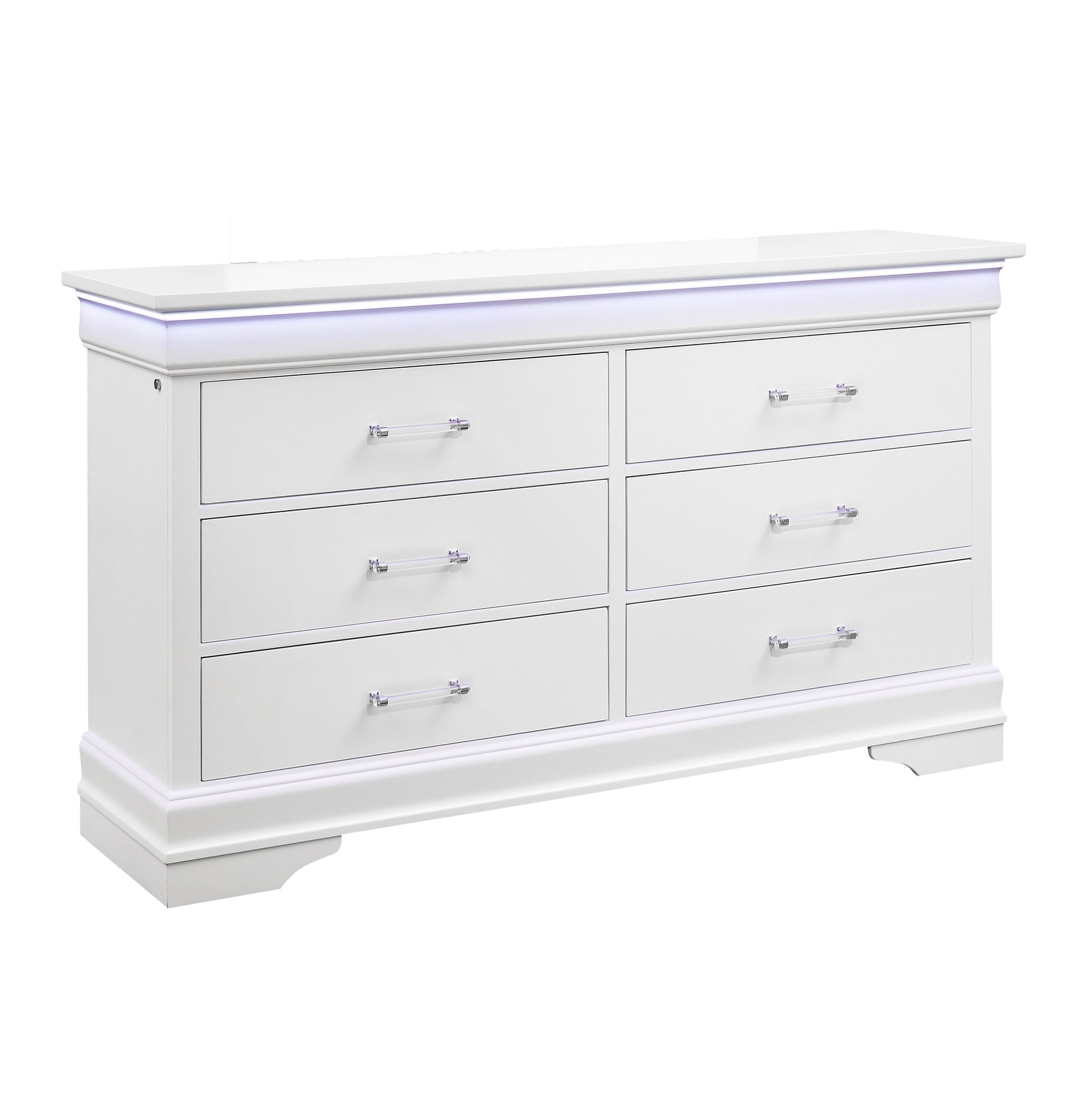 CHARLSTON WHITE FULL BEDROOM SET