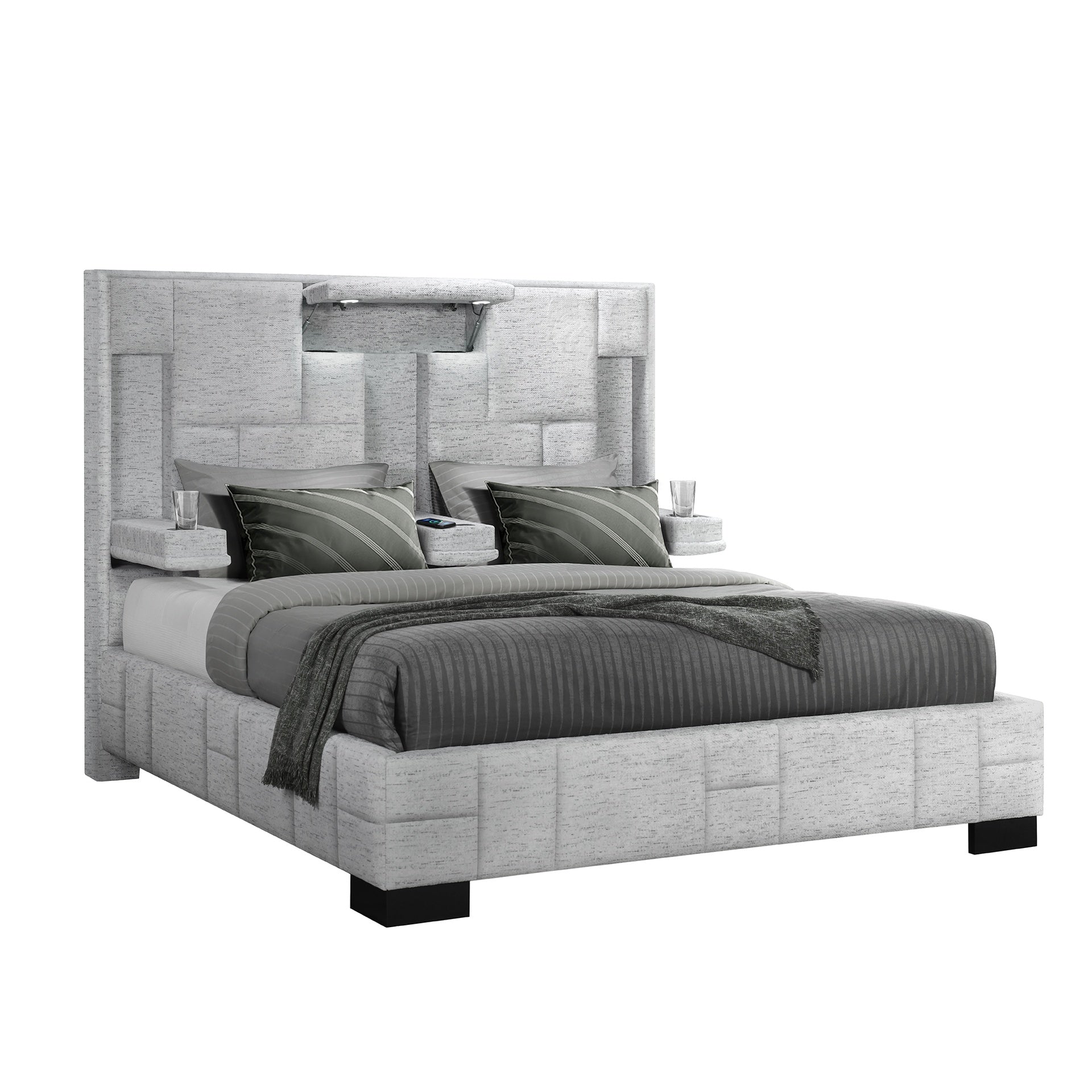 YARIS GREY KING BED