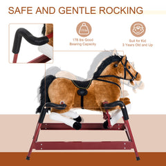 Kids Plush Rocking Horse