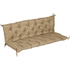 3-Seater Replacement for Swing Chair,Tufted Bench Cushion for Outdoor Furniture,Patio Sofa/Couch