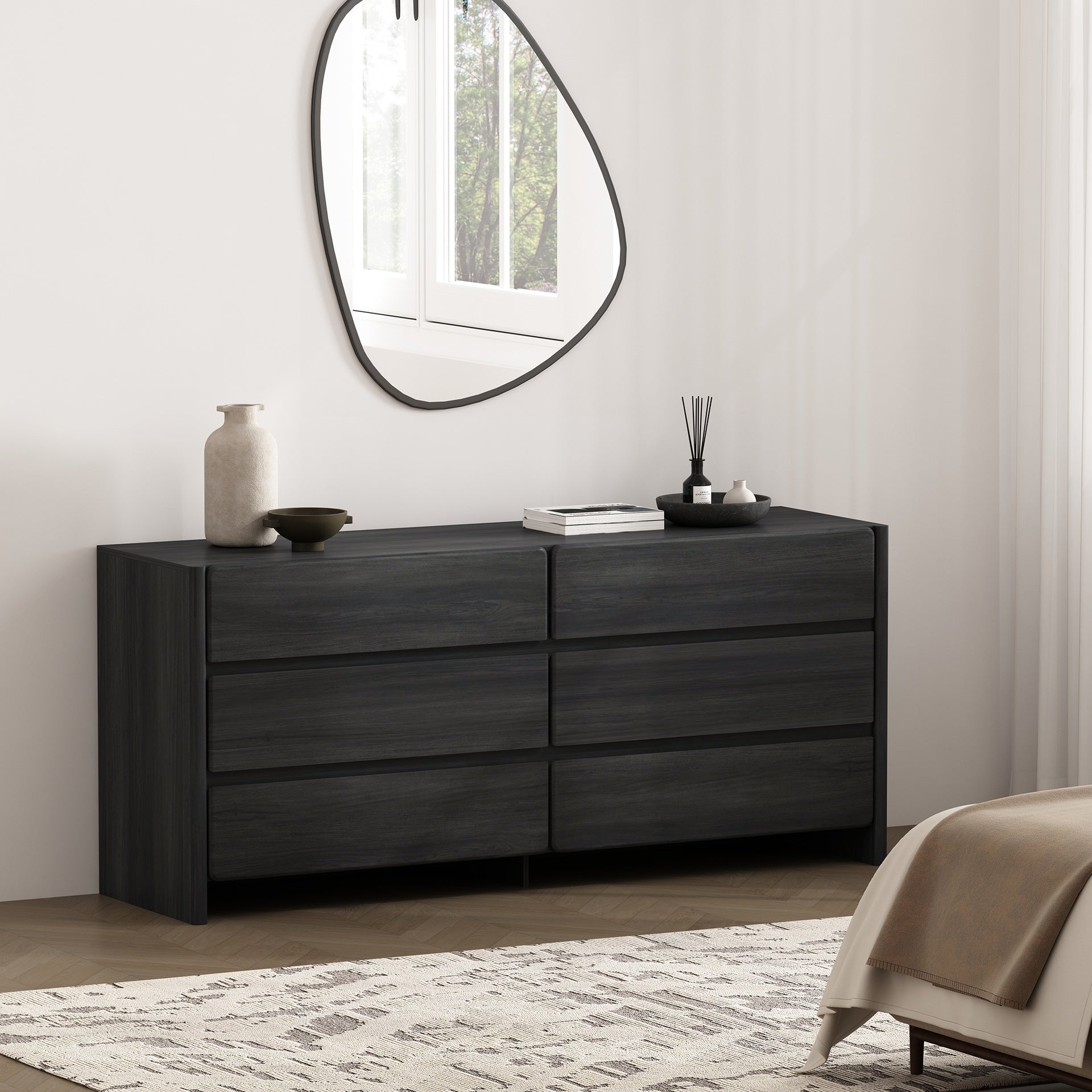 Dresser in Charcoal Gray