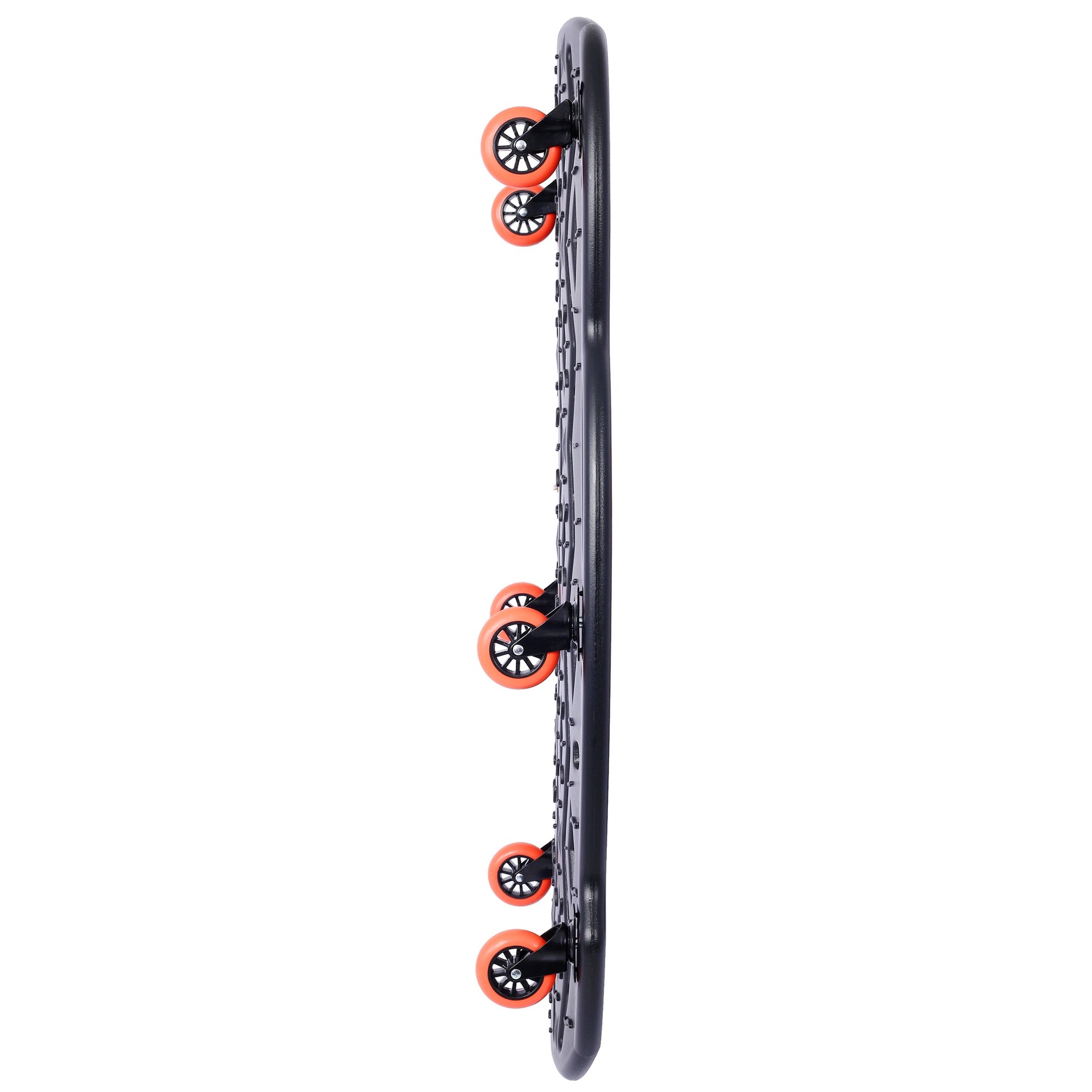 Plastic Creeper 42 Inch with carrying bag - Blow Molded Ergonomic HDPE Body with Padded Headrest & Dual Tool Trays - 330 Lbs Capacity ORANGE