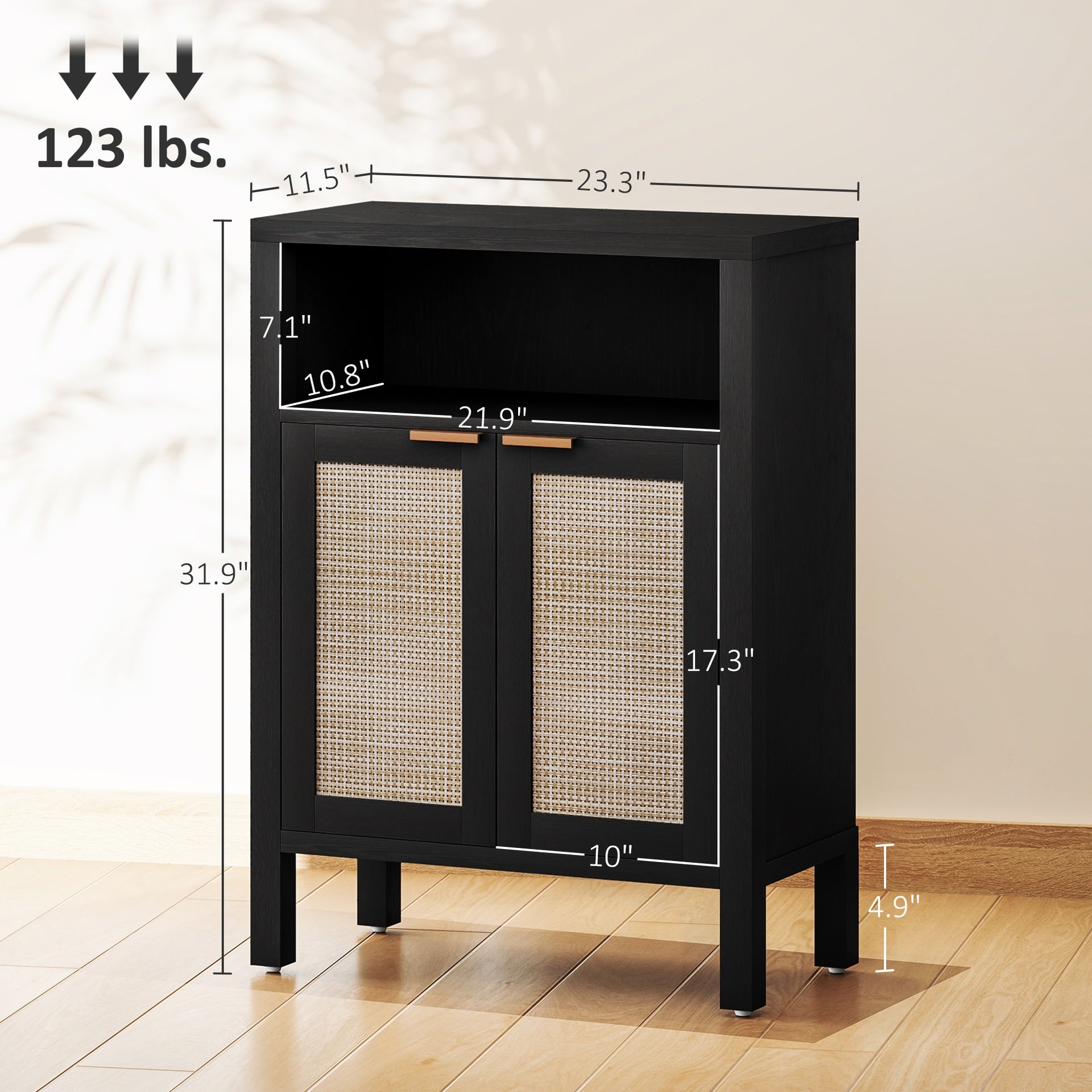 Coffee Bar Cabinet,Buffet Cabinet with Storage,Nordic Style Cabinet,with Adjustable Shelf
