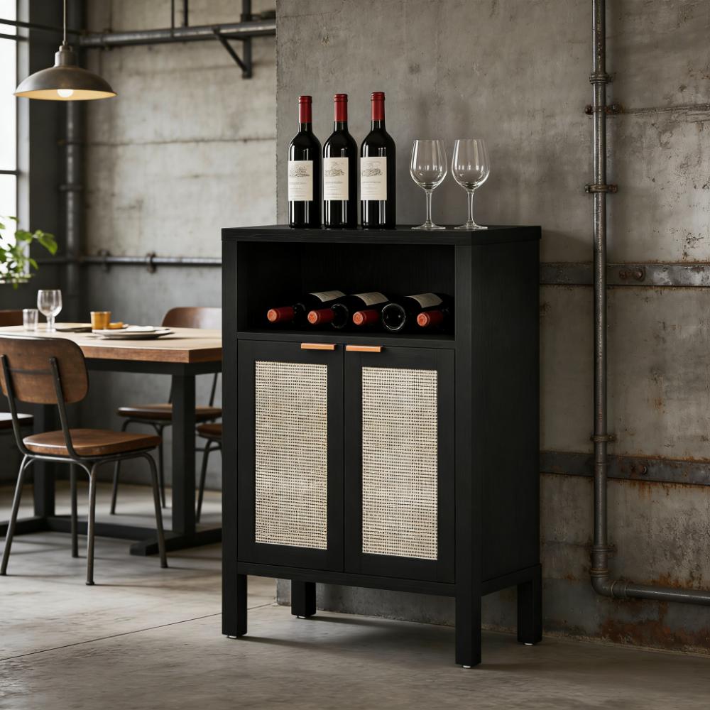 Coffee Bar Cabinet,Buffet Cabinet with Storage,Nordic Style Cabinet,with Adjustable Shelf