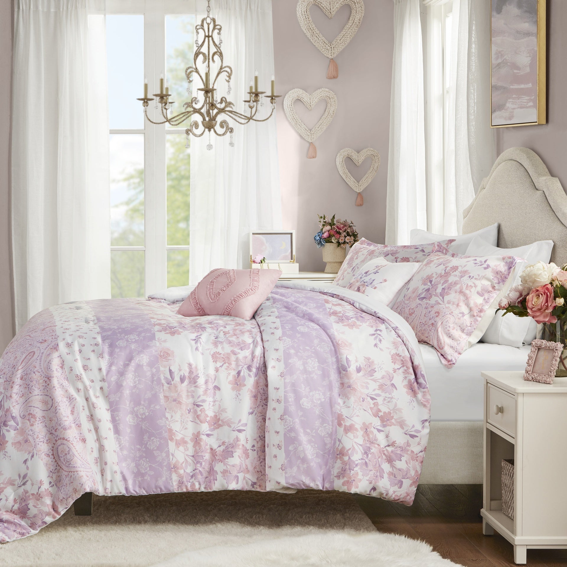 Floral Paisley Comforter Set Twin/Twin XL