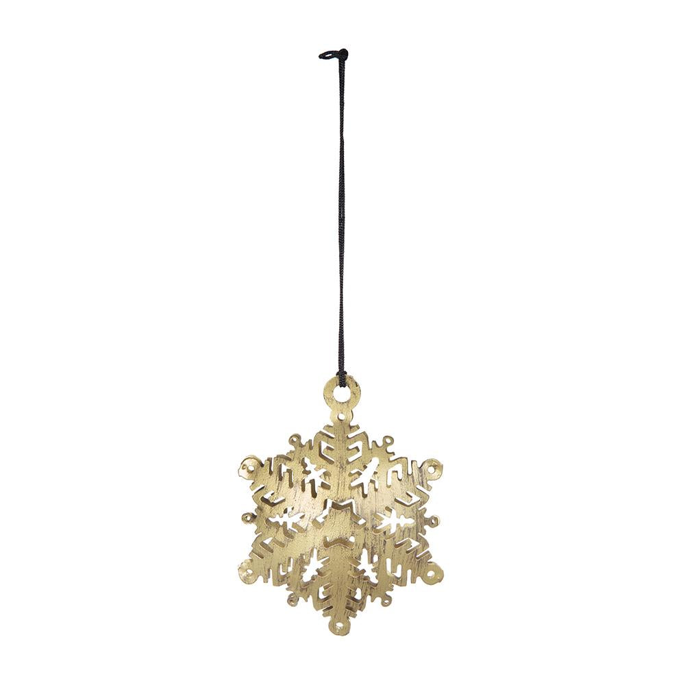 3.5x3.5" Snowflake Hanging Ornament, Hanging Home Decor Accents for Christmas Tree, Holiday Display, Set of 12