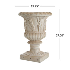 MGO Garden Urn, Antique White, 27'' H