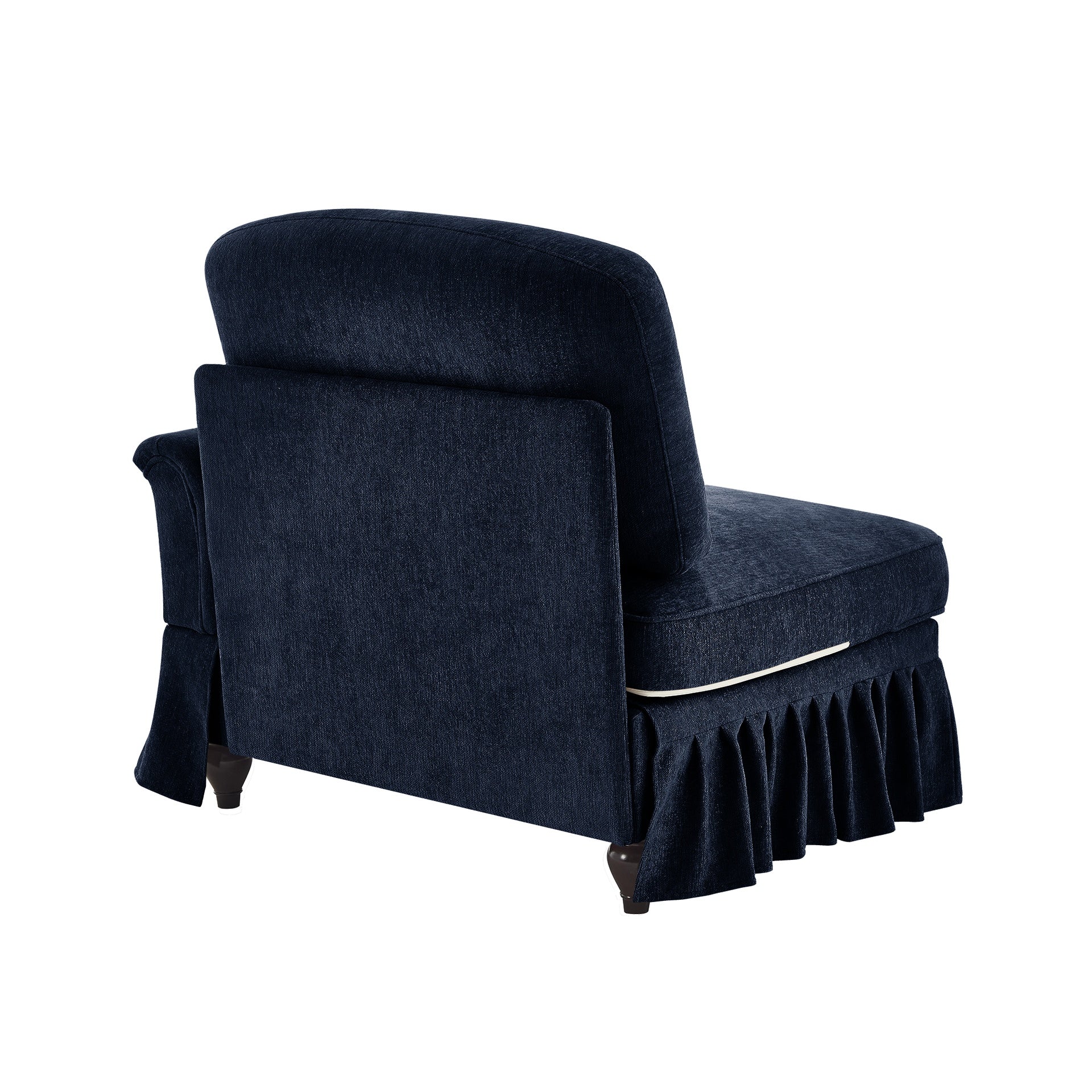 Sofa RSF Chenille W/1 Pillow -blue