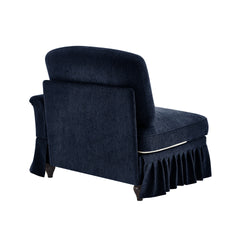 Sofa RSF Chenille W/1 Pillow -blue