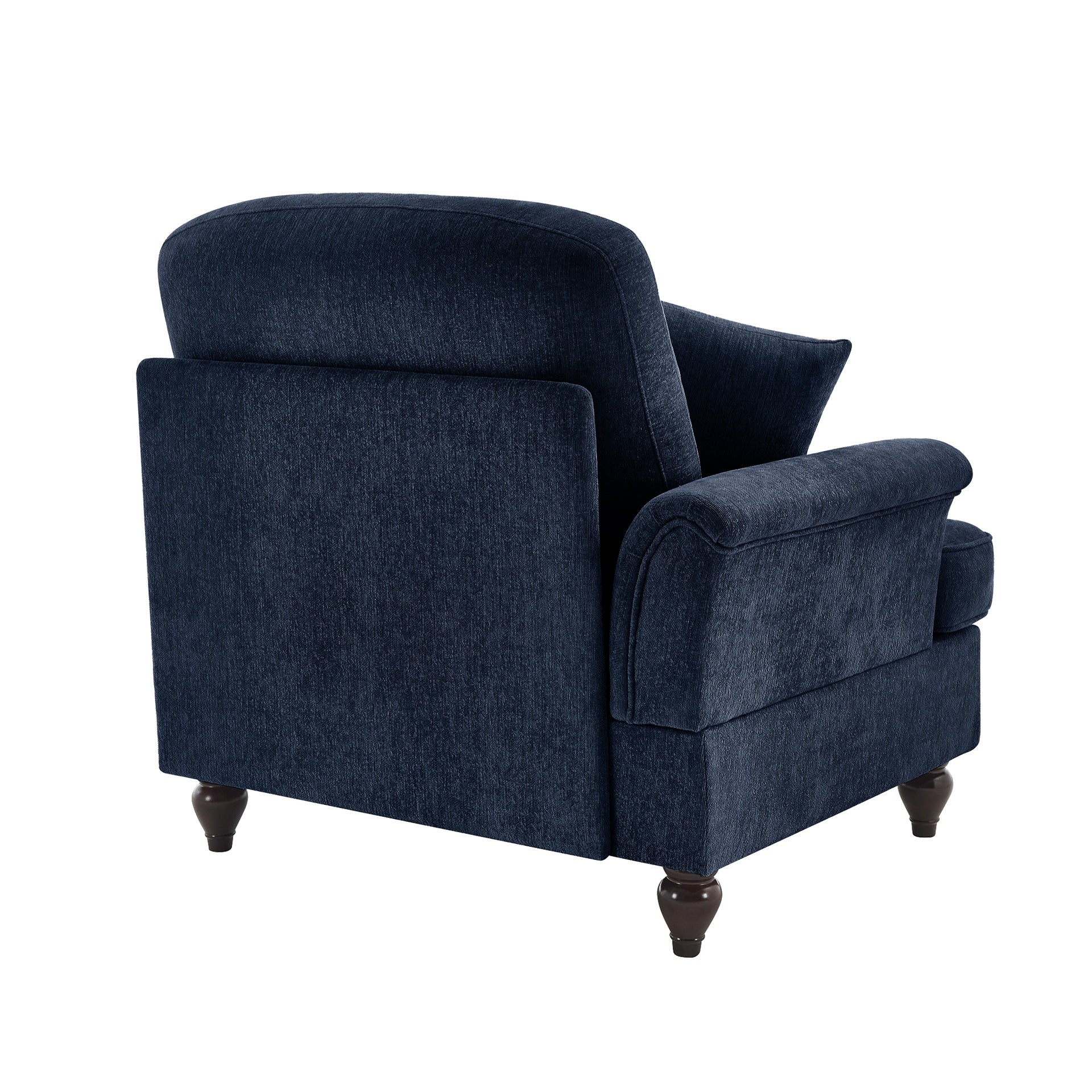 Sofa LSF Chenille W/1 Pillow -Blue