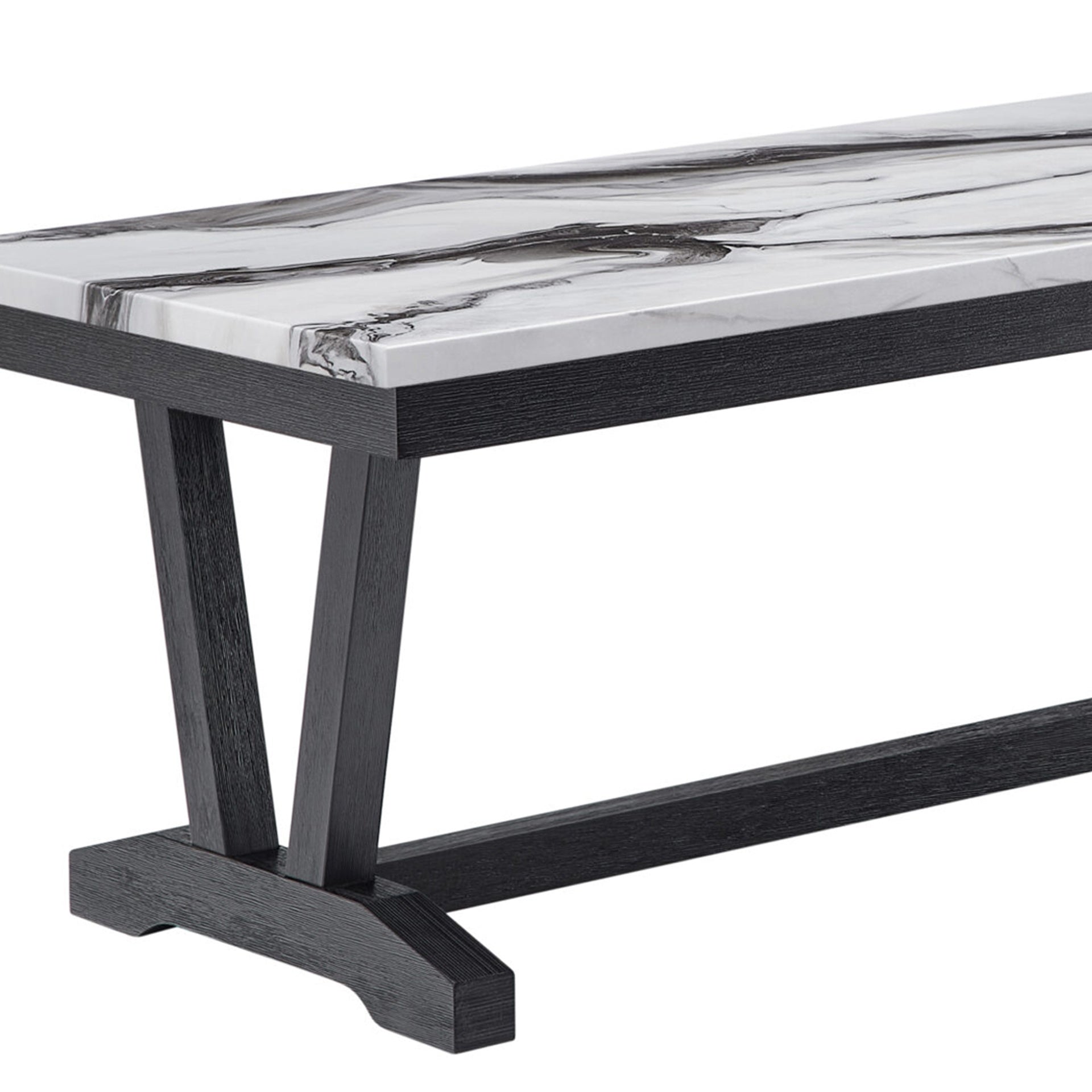 Paula Black and White Coffee Table
