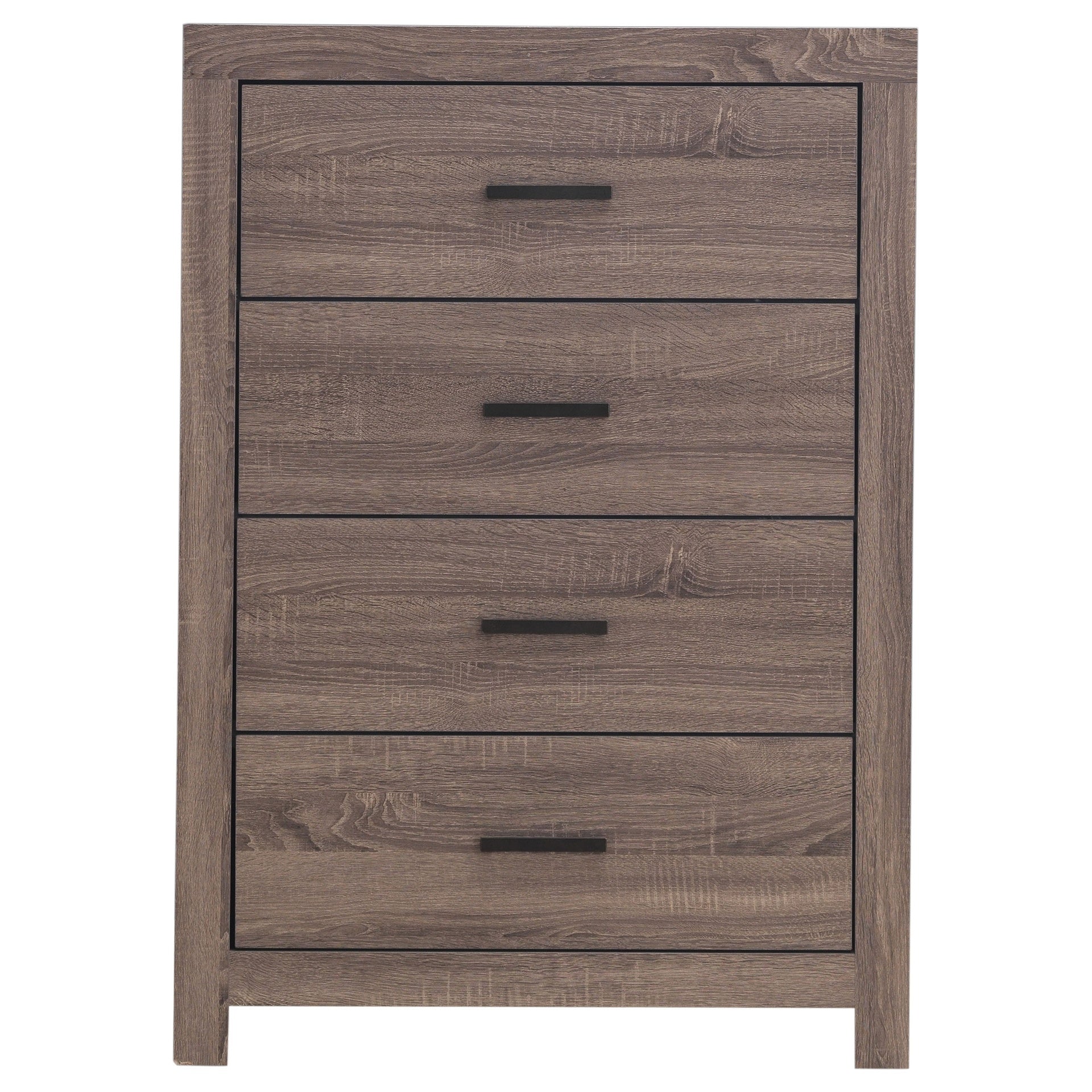 Geary Barrel Oak Rectangular 4-Drawer Chest