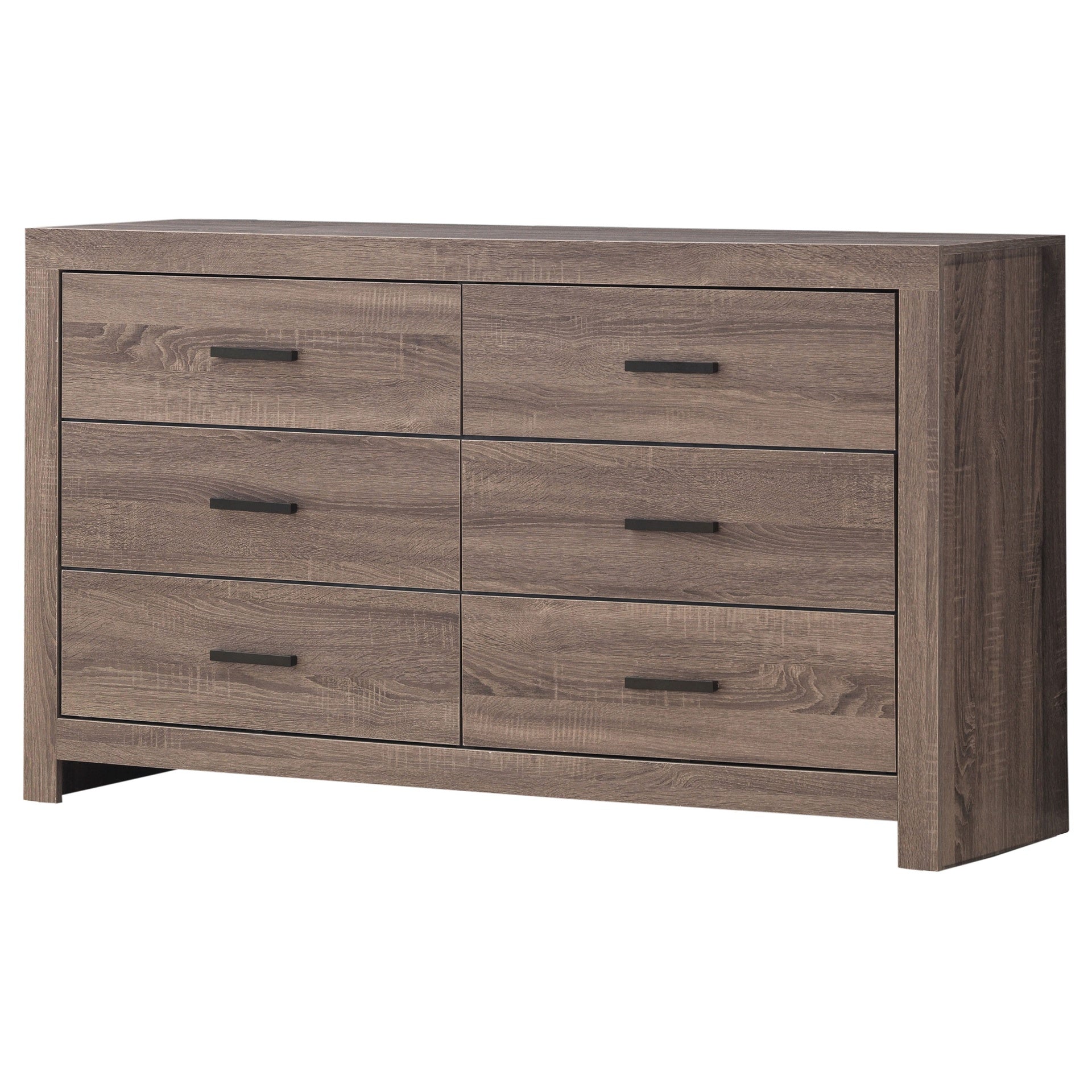 Sherwood Barrel Oak 6-drawers Dresser