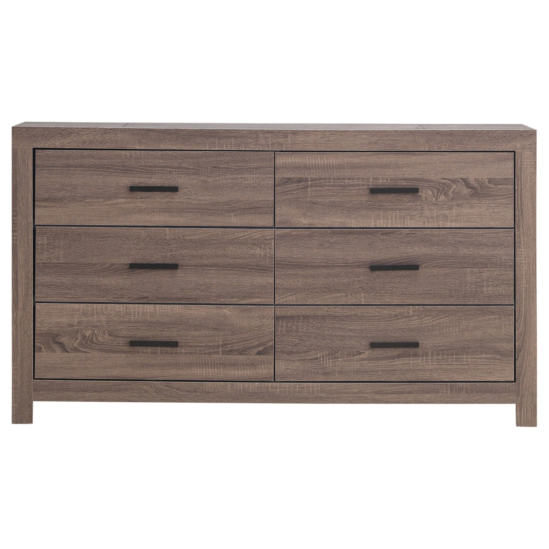 Sherwood Barrel Oak 6-drawers Dresser