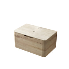 30'' XAI Roma Travertine-Pattern Sintered Stone Top and 7070 White Oak Woodgrain Cabinet with One Drawer, NO Basin, NO Faucet and Sink Cover