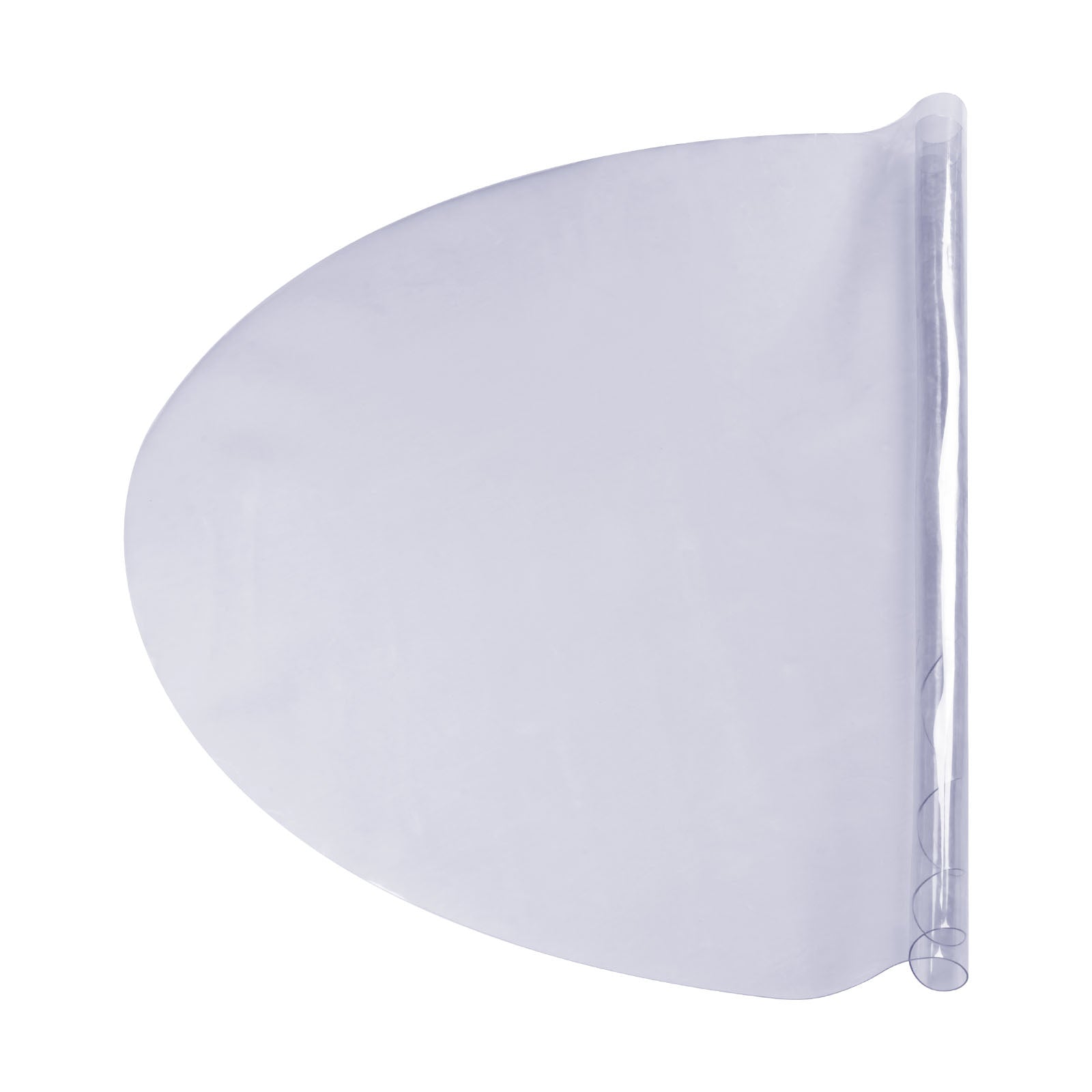 Clear Table Cover Protector, 48 inch/1230 mm Round Table Cover, 1.5 mm Thick PVC Plastic Tablecloth, Waterproof Desktop Protector for Writing Desk, Coffee Table, Dining Room Table