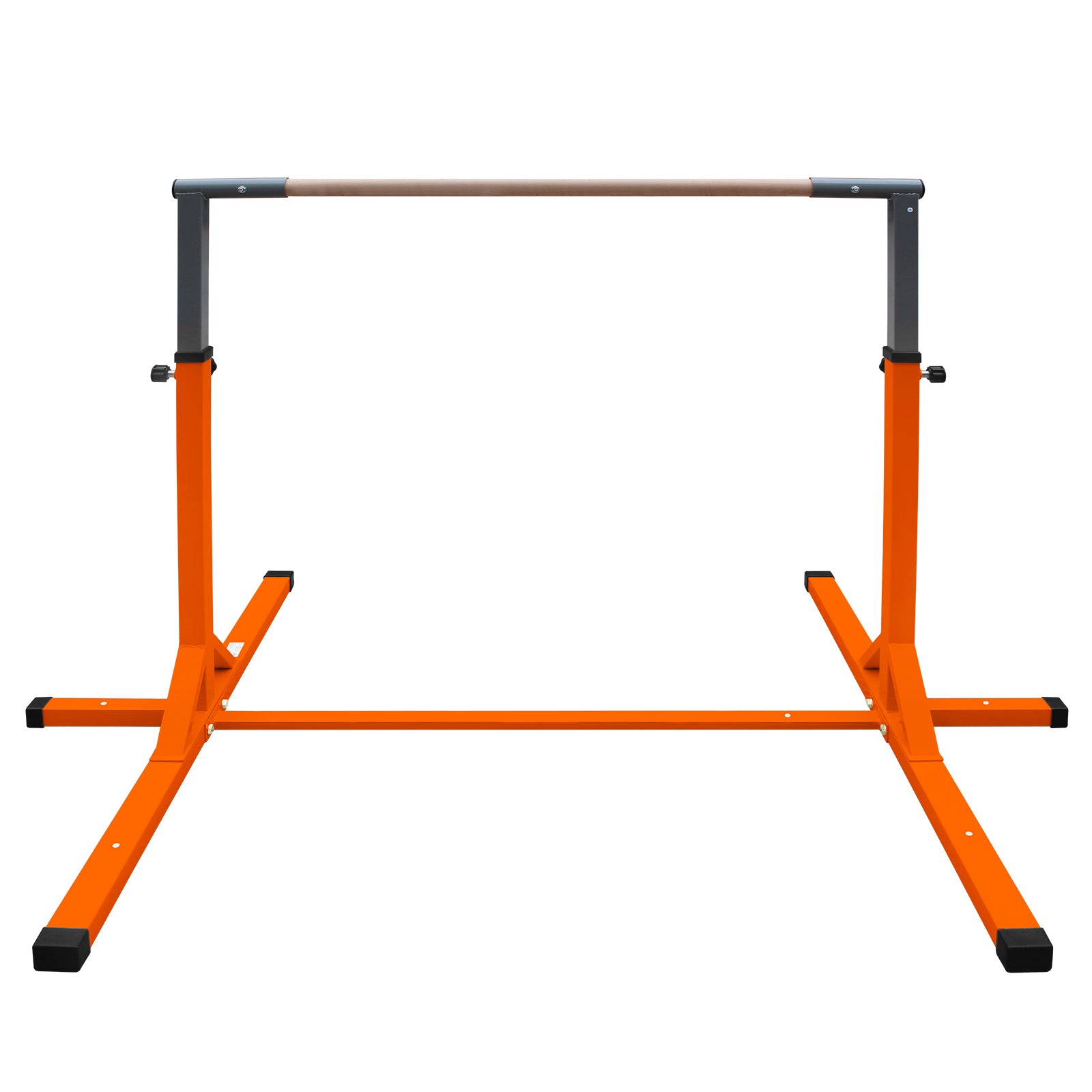 Gymnastics Bar for Kids, Adjustable Height Gym Bar, Junior Training Kip Bar for Home, Built for kids 3+ Years Orange