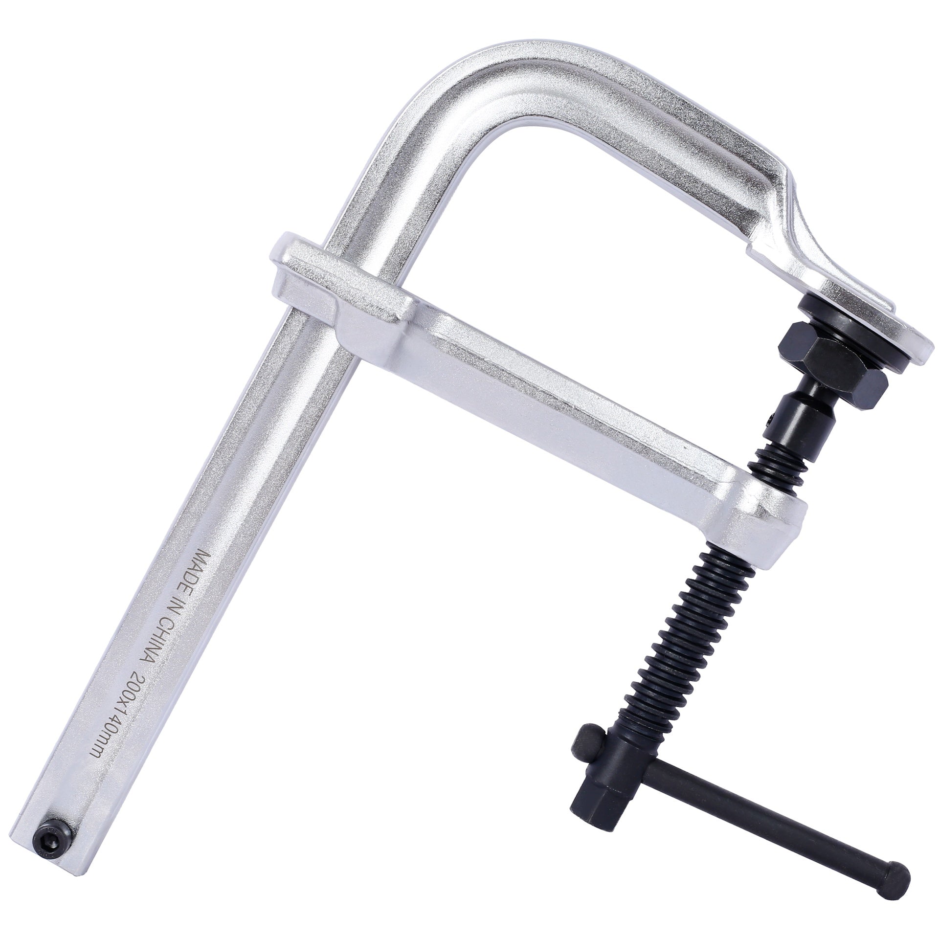 Heavy-Duty F-Clamp,, Removable Swivel Pad, Deep Throat F Clamp 5-1/2", Heavy Duty Bar Clamp for Welding,8"x5 1/2"