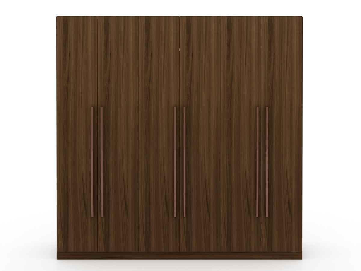 Wardrobe Closet in Chestnut Brown