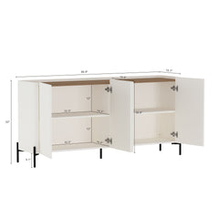 Sideboard in Maple and Off White