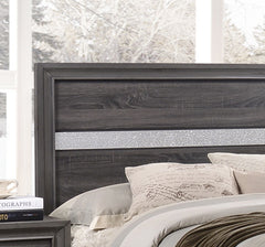 Traditional Style Full Size Storage Bed made with Wood in Gray