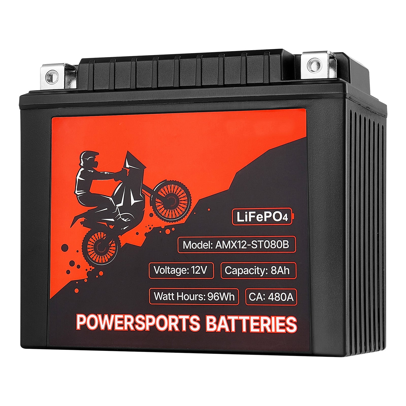 Motorcycle Battery 12V 8Ah YTX12-BS High Performance Powersports Battery
