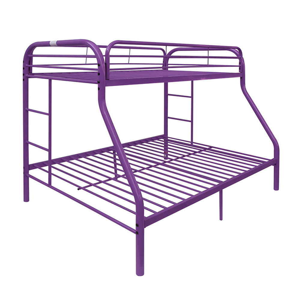 Tritan Purple Finish Twin/Full Bunk Bed