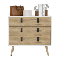 Dresser Magness, Bedroom, White / Macadamia
