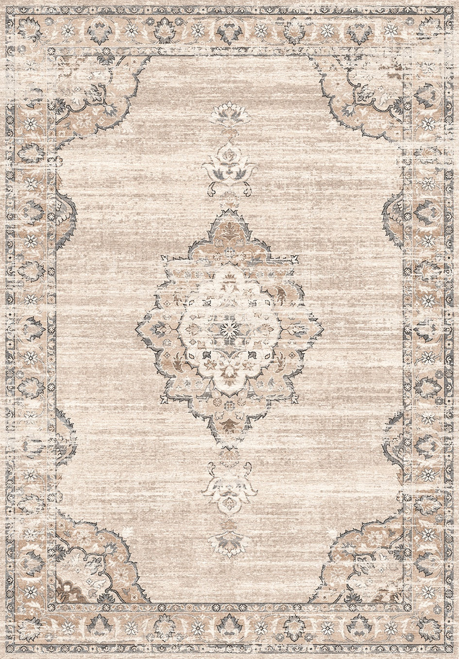 Majestic GC_RYL1006 Beige 2 ft. x 3 ft. Area Rug