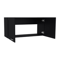 Utica Wall Cabinet, Kitchen, Black