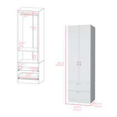 Armoire Marlton, Bedroom, White