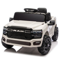Licensed Dodge RAM 3500 12V Kids Ride On Truck,W/ Remote Control,2WD & Rear Shock Suspension,LED Headlights &Low Battery Alarm,3-speed remote adjustment,Built-in Music & Bluetooth,Recommended age: 3-6