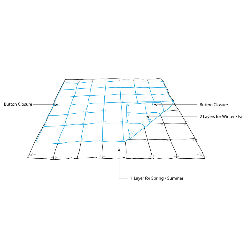 Twin All Season 2 in 1 Down Alternative Comforter