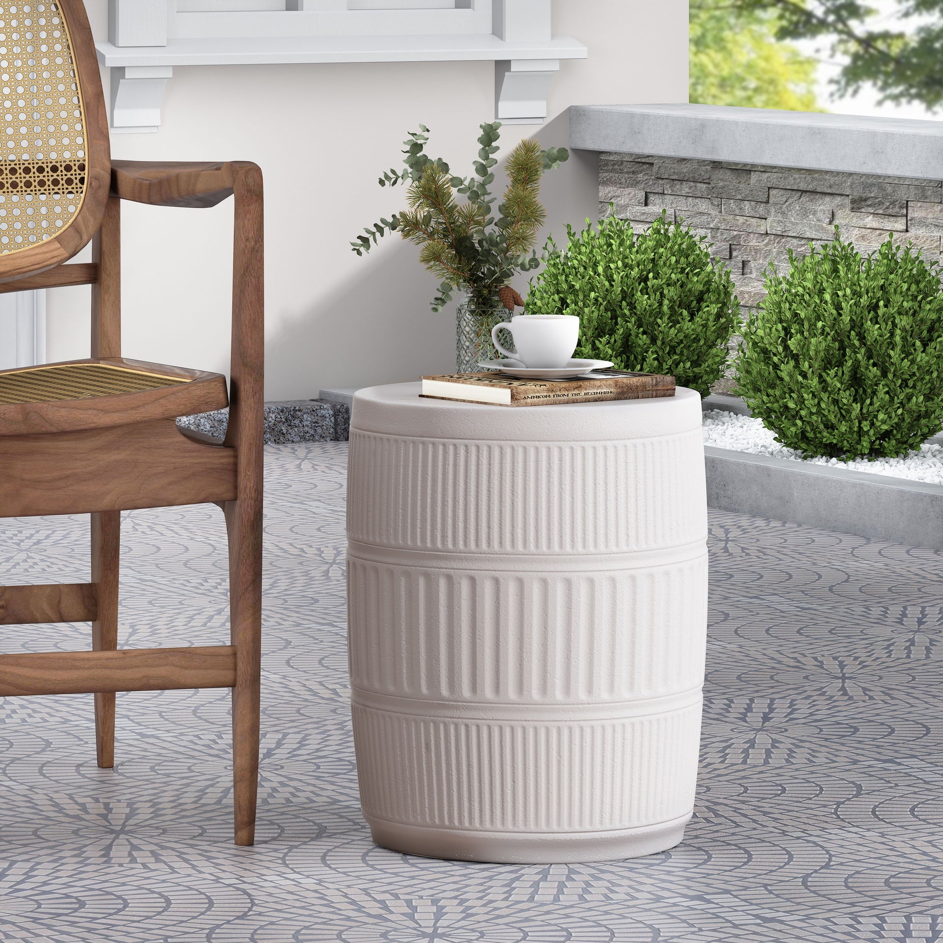 OUTDOOR PATIO END TABLE