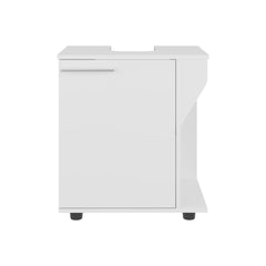 White Under Sink Storage Cabinet with Two Shelf