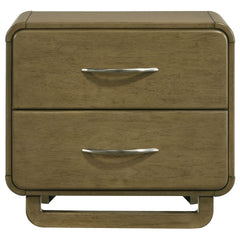 Tully Nutmeg 2-drawers Nightstand