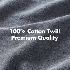 3PCS King/Cal King Twill Washed Duvet Set