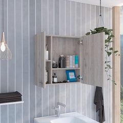4-Shelf Bathroom Medicine Cabinet with Mirror