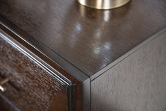 Transitional Style Chest 1pc 5-English Dovetail And French dovetail Drawer Espresso Finish Bedroom Finish