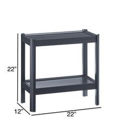 Yonda Matte Black Accent Table