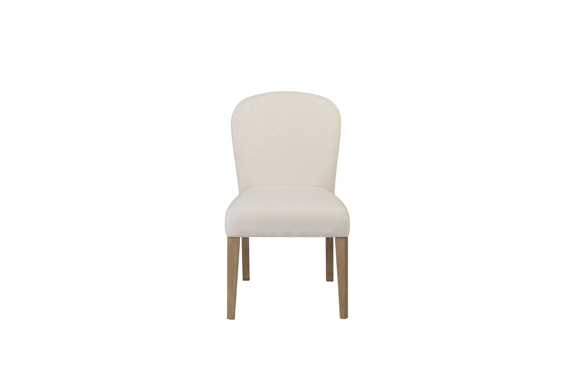 Arch Upholstered Chair - Toffee and White Sand (Set of 2)