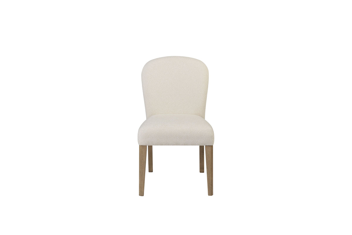 Arch Upholstered Chair - Toffee and White Sand (Set of 2)