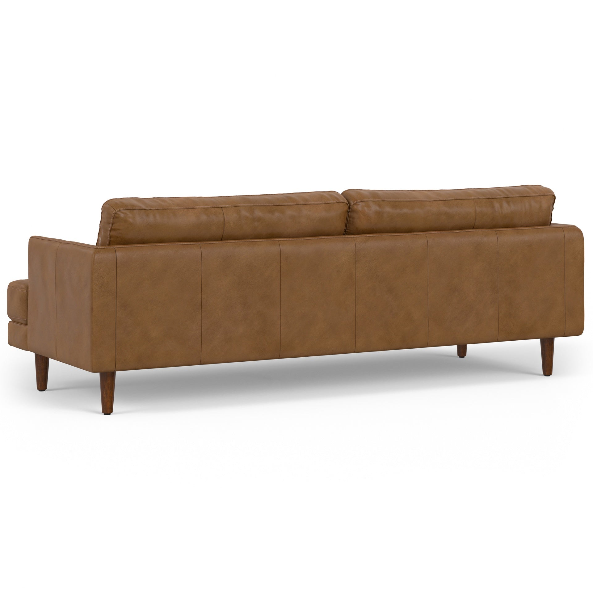 Livingston - 90" Sofa - Caramel Brown